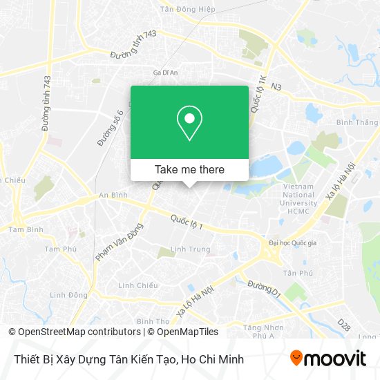 Thiết Bị Xây Dựng Tân Kiến Tạo map