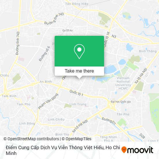 Điểm Cung Cấp Dịch Vụ Viễn Thông Việt Hiếu map