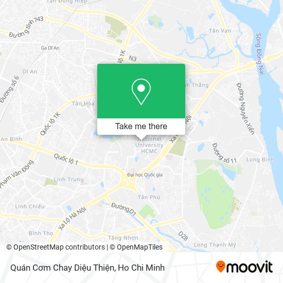 Quán Cơm Chay Diệu Thiện map