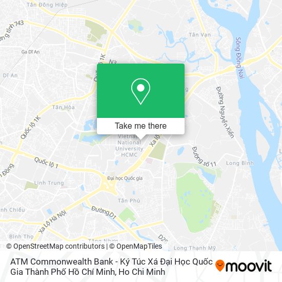 ATM Commonwealth Bank - Ký Túc Xá Đại Học Quốc Gia Thành Phố Hồ Chí Minh map