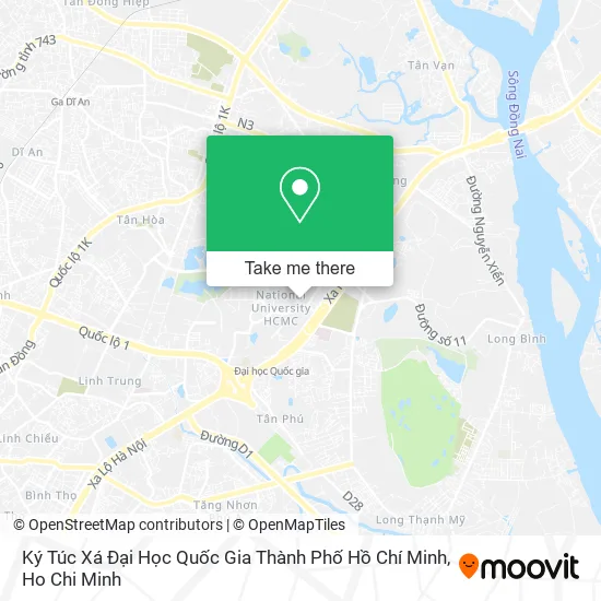Ký Túc Xá Đại Học Quốc Gia Thành Phố Hồ Chí Minh map
