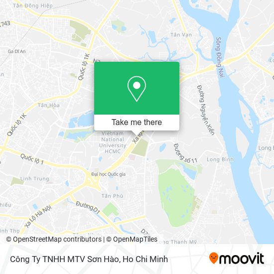 Công Ty TNHH MTV Sơn Hào map