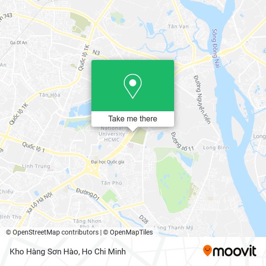 Kho Hàng Sơn Hào map
