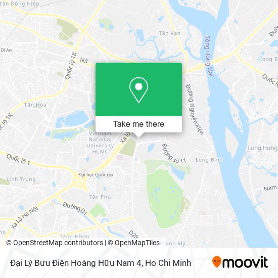 Đại Lý Bưu Điện Hoàng Hữu Nam 4 map