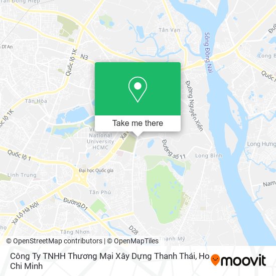 Công Ty TNHH Thương Mại Xây Dựng Thanh Thái map