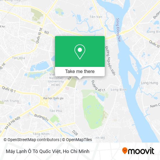Máy Lạnh Ô Tô Quốc Việt map