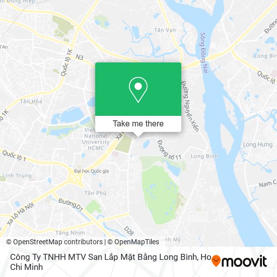 Công Ty TNHH MTV San Lắp Mặt Bằng Long Bình map