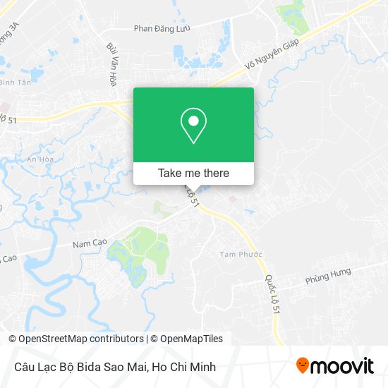 Câu Lạc Bộ Bida Sao Mai map