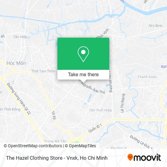 The Hazel Clothing Store - Vnxk map