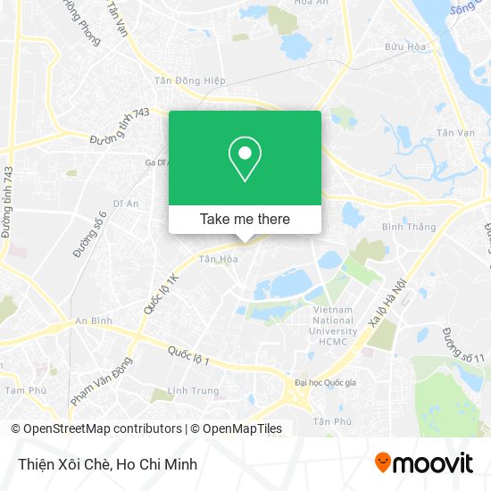 Thiện Xôi Chè map