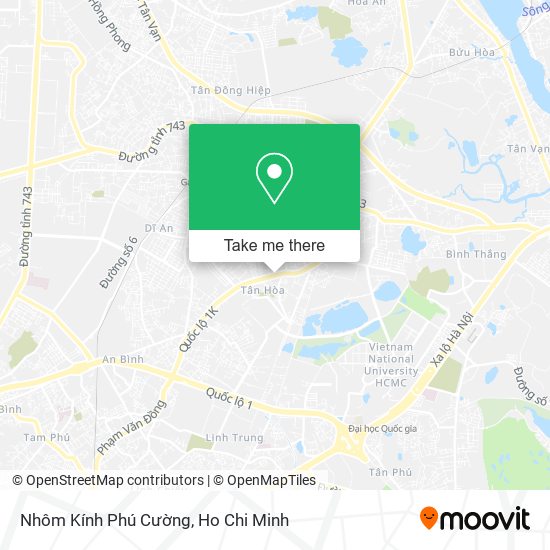 Nhôm Kính Phú Cường map