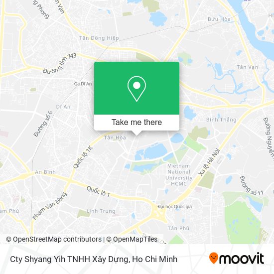 Cty Shyang Yih TNHH Xây Dựng map
