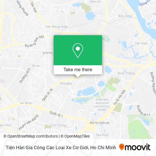 Tiện Hàn Gia Công Các Loại Xe Cơ Giới map