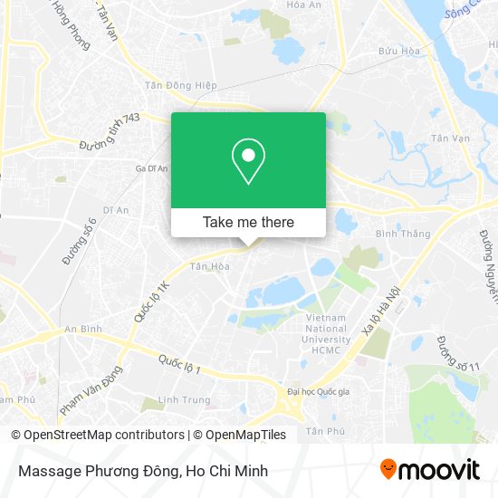 Massage Phương Đông map