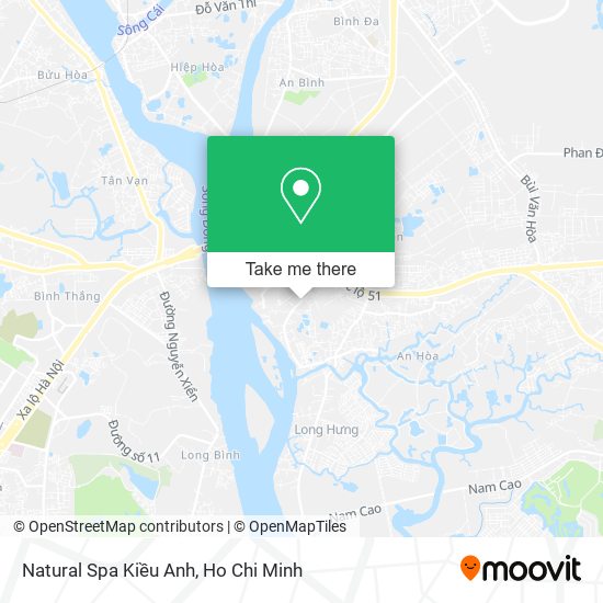 Natural Spa Kiều Anh map