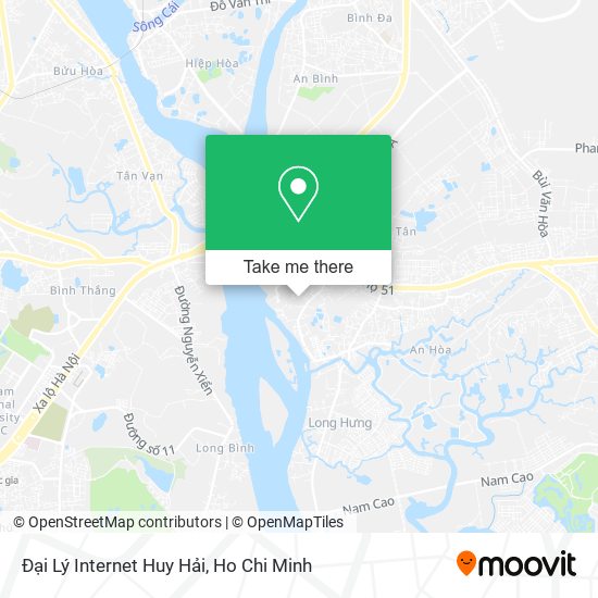 Đại Lý Internet Huy Hải map