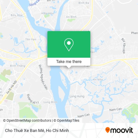 Cho Thuê Xe Ban Mê map