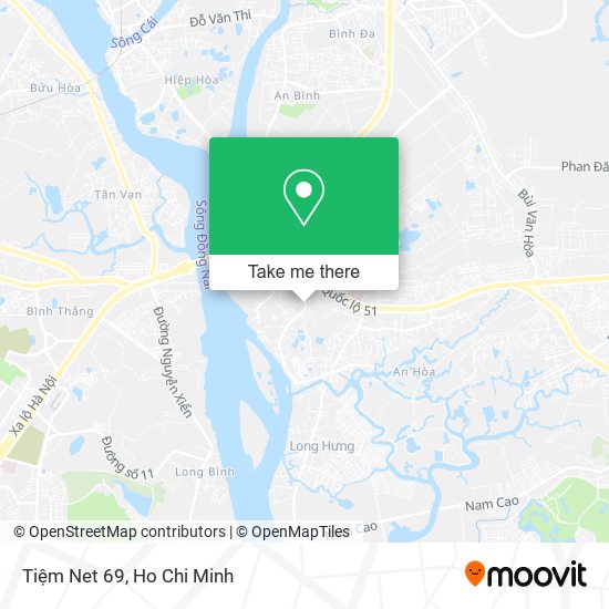 Tiệm Net 69 map