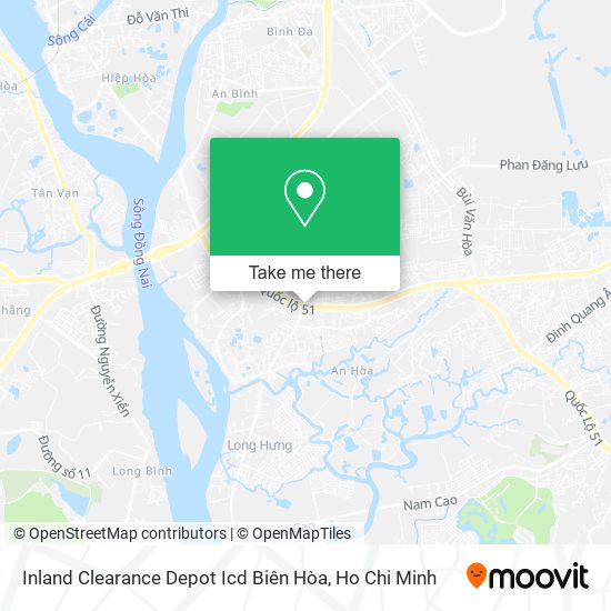 Inland Clearance Depot Icd Biên Hòa map