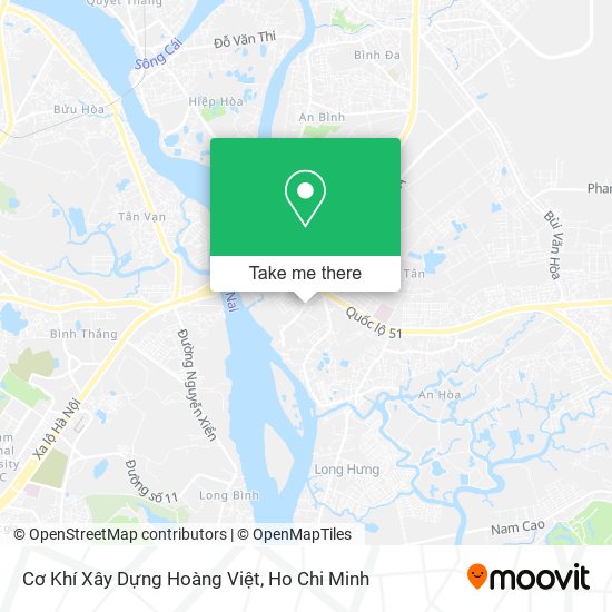 Cơ Khí Xây Dựng Hoàng Việt map