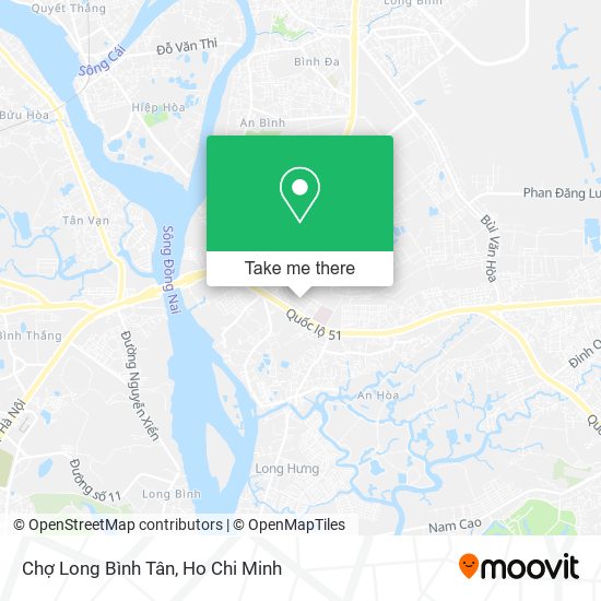 Chợ Long Bình Tân map