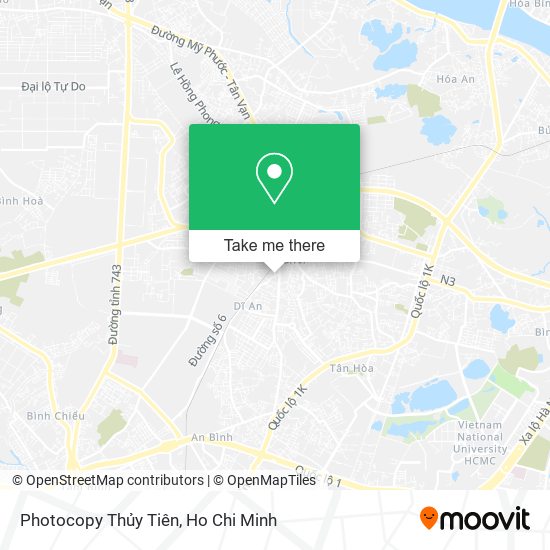 Photocopy Thủy Tiên map