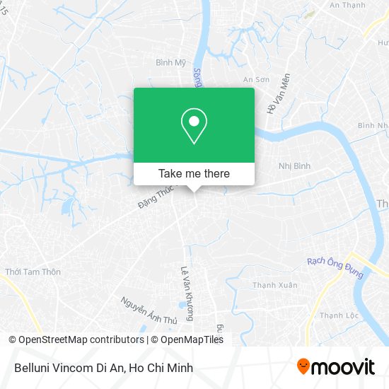Belluni Vincom Di An map