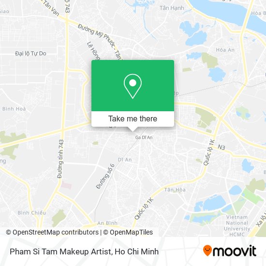 Pham Si Tam Makeup Artist map