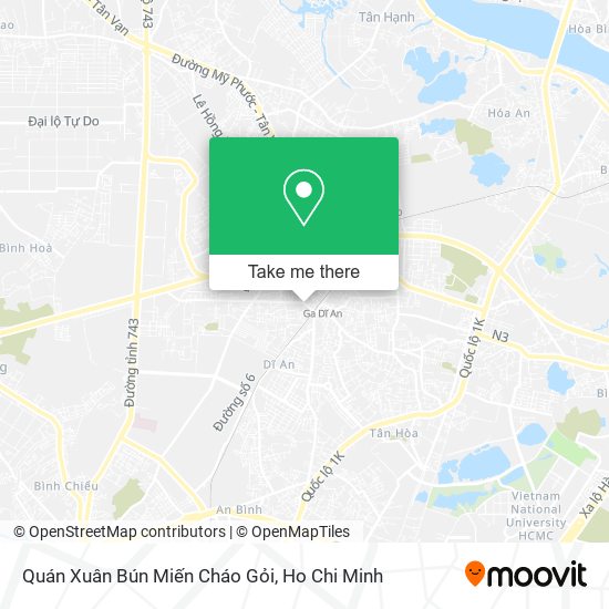 Quán Xuân Bún Miến Cháo Gỏi map