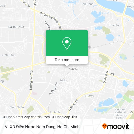 VLXD Điện Nước Nam Dung map