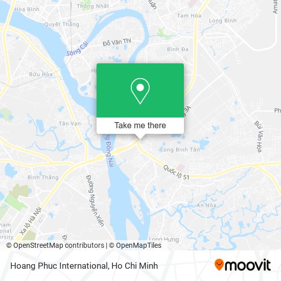 Hoang Phuc International map