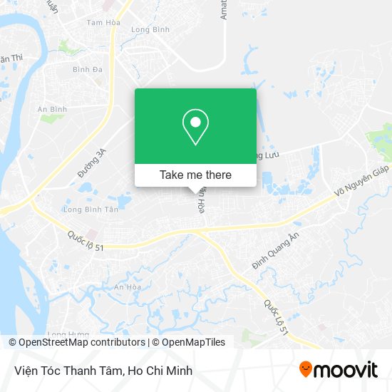Viện Tóc Thanh Tâm map