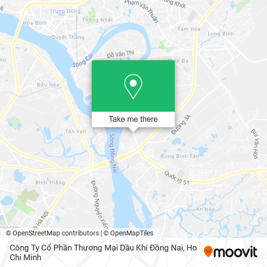 Công Ty Cổ Phần Thương Mại Dầu Khí Đồng Nai map