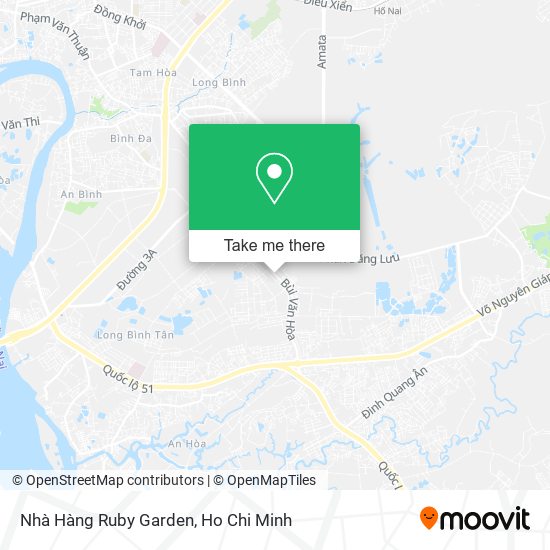 Nhà Hàng Ruby Garden map