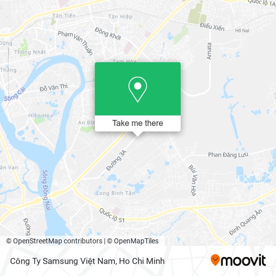 Công Ty Samsung Việt Nam map