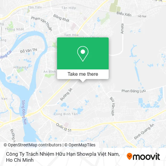 Công Ty Trách Nhiệm Hữu Hạn Showpla Việt Nam map