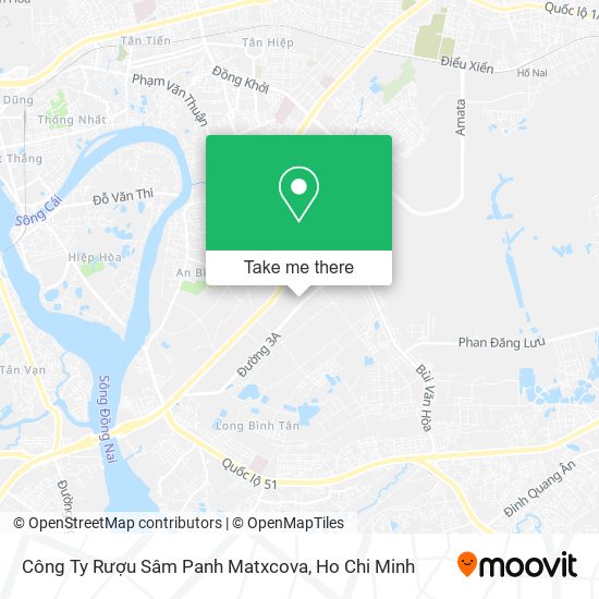 Công Ty Rượu Sâm Panh Matxcova map