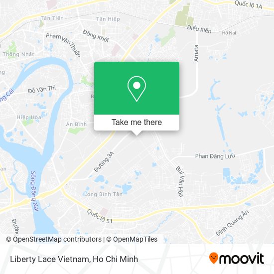 Liberty Lace Vietnam map