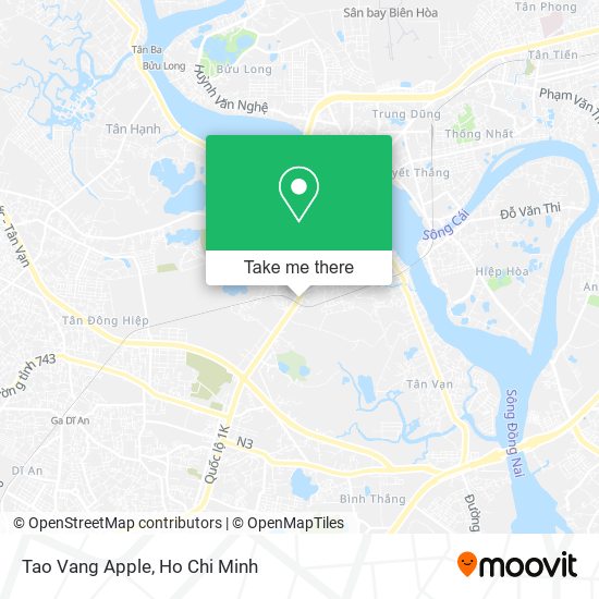 Tao Vang Apple map