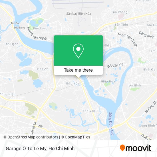 Garage Ô Tô Lê Mỹ map