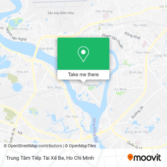 Trung Tâm Tiếp Tài Xế Be map