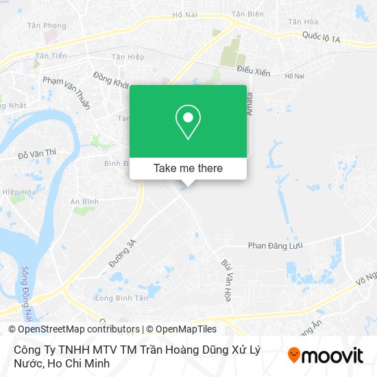 Công Ty TNHH MTV TM Trần Hoàng Dũng Xử Lý Nước map