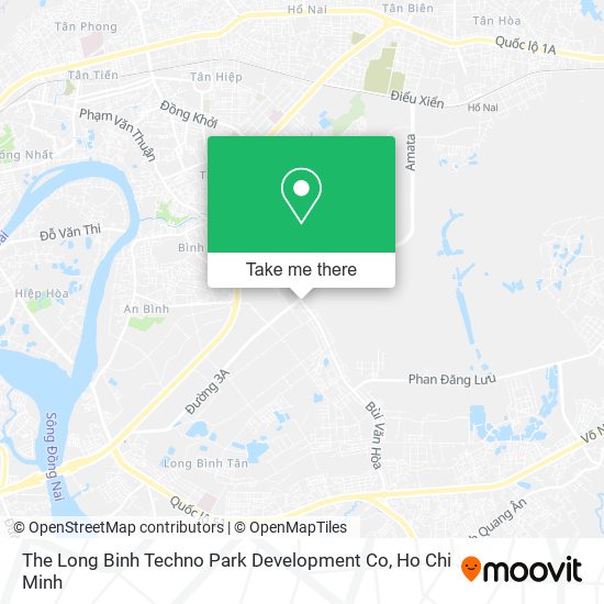 The Long Binh Techno Park Development Co map