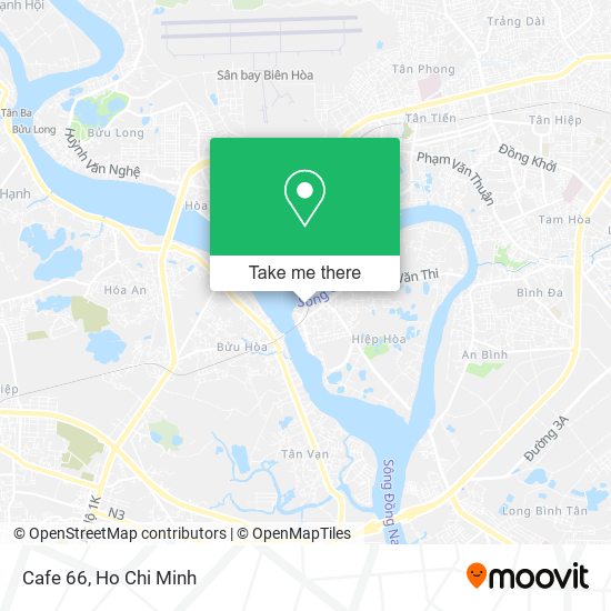 Cafe 66 map