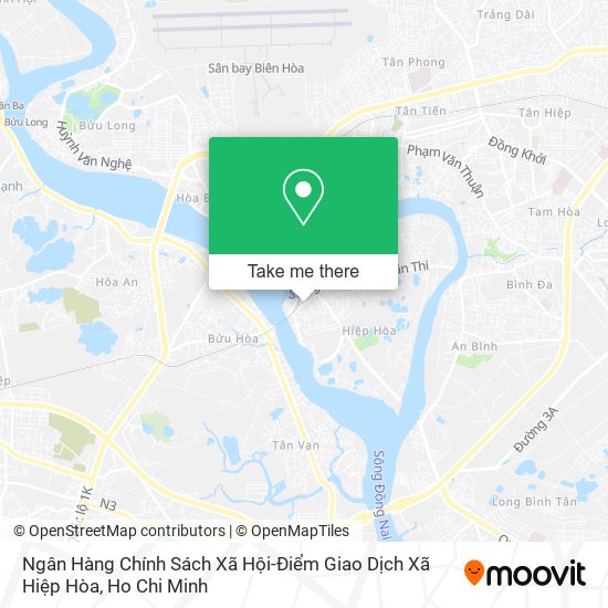 Ngân Hàng Chính Sách Xã Hội-Điểm Giao Dịch Xã Hiệp Hòa map