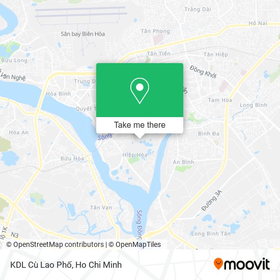 KDL Cù Lao Phố map