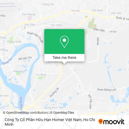 Công Ty Cổ Phần Hữu Hạn Homer Việt Nam map