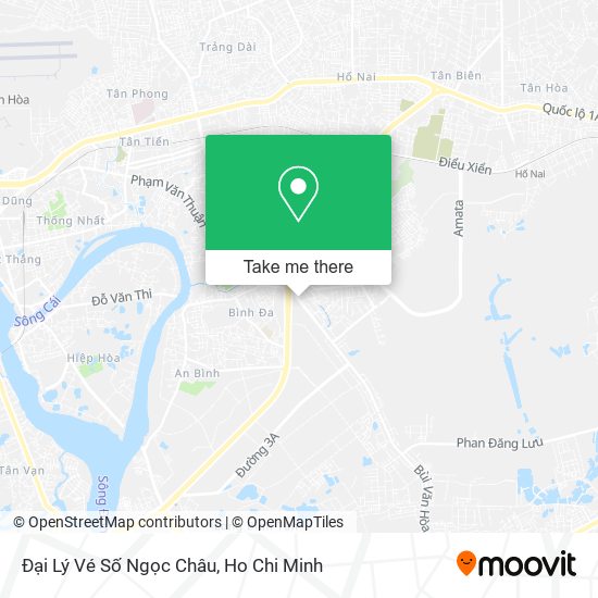 Đại Lý Vé Số Ngọc Châu map