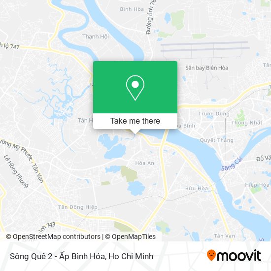 Sông Quê 2 - Ấp Bình Hóa map
