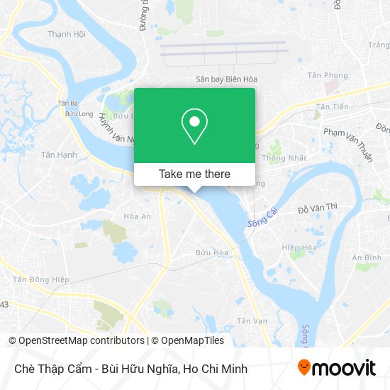 Chè Thập Cẩm - Bùi Hữu Nghĩa map
